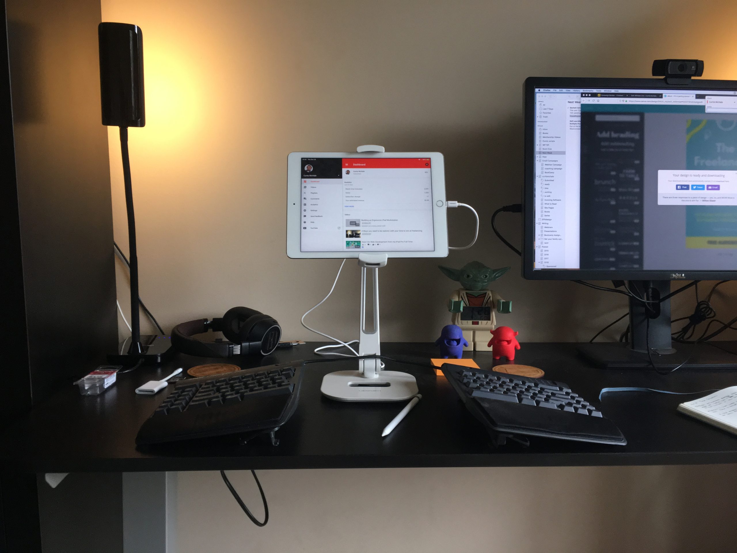 Building an Ergonomic iPad Workstation