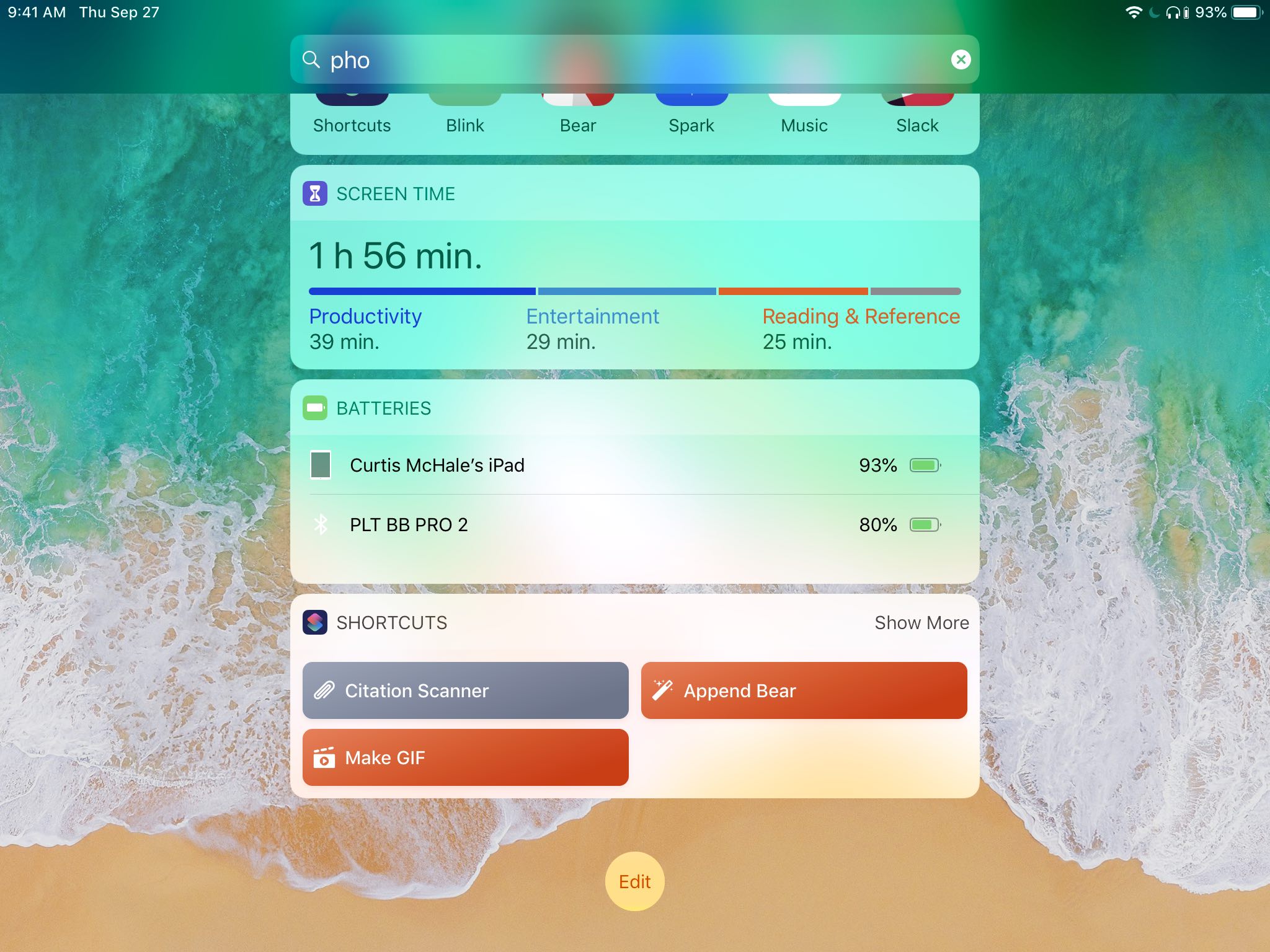 Quickly Add Append Ideas to a Bear Note in iOS