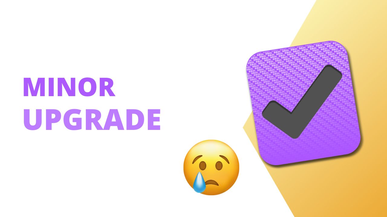 OmniFocus 4 is a Very Minor Upgrade