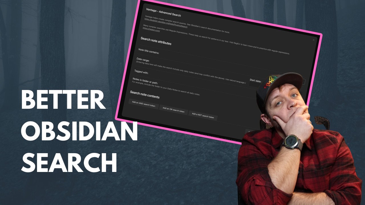 Simplify Obsidian Search with Vantage