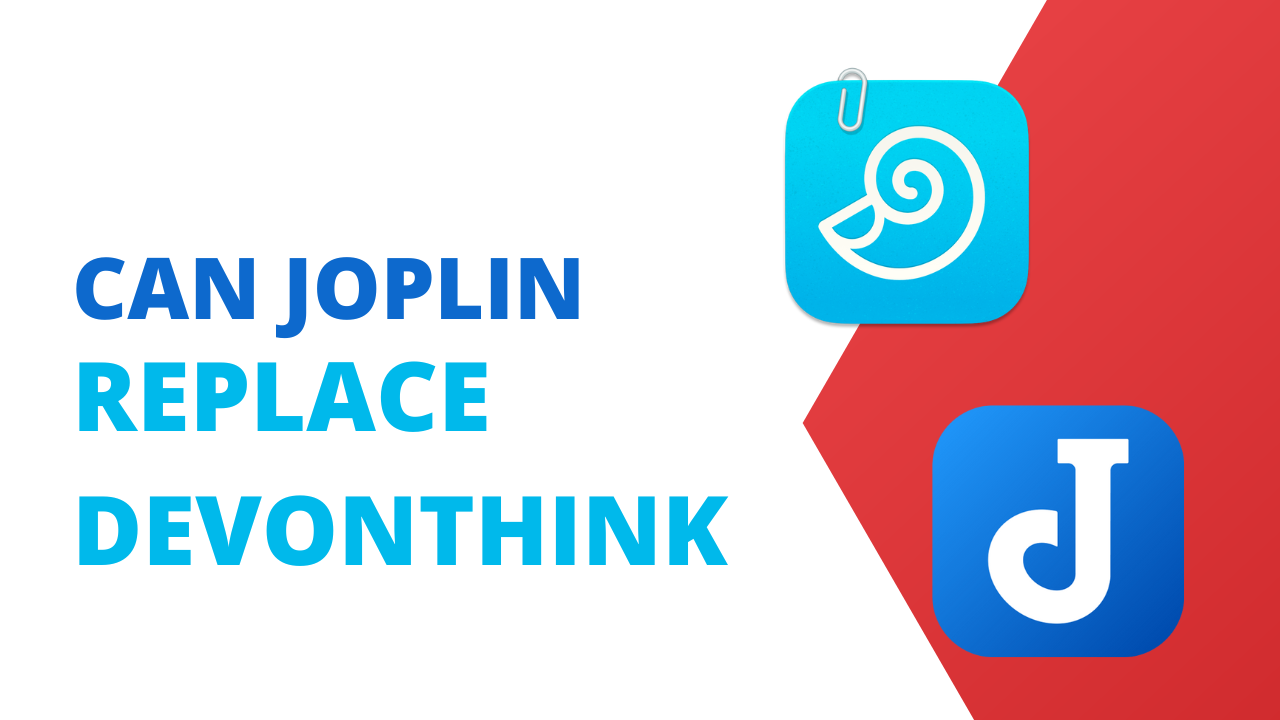 Can Joplin Replace DEVONthink