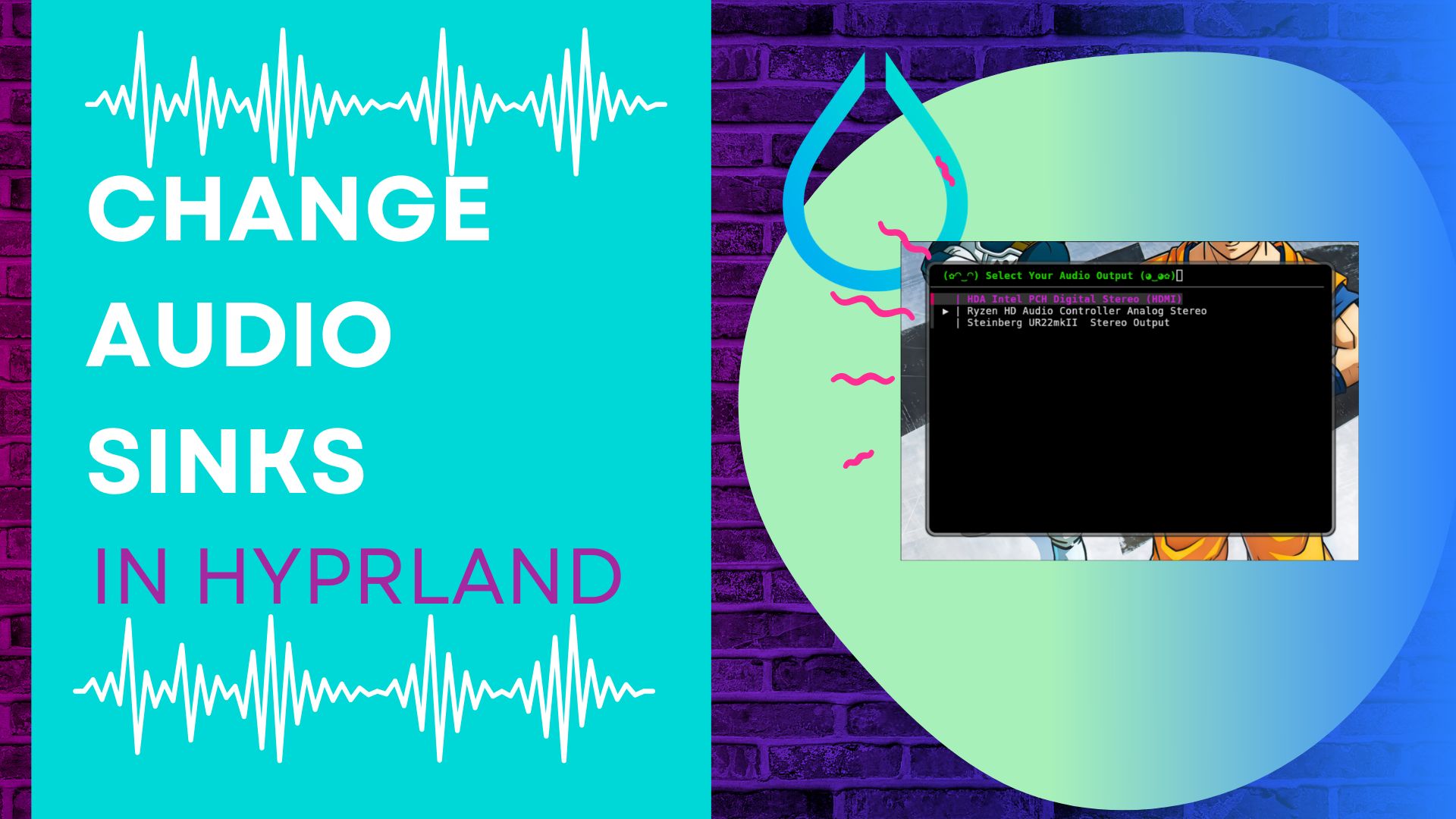 Change Audio Sinks in Hyprland with Sink Switch