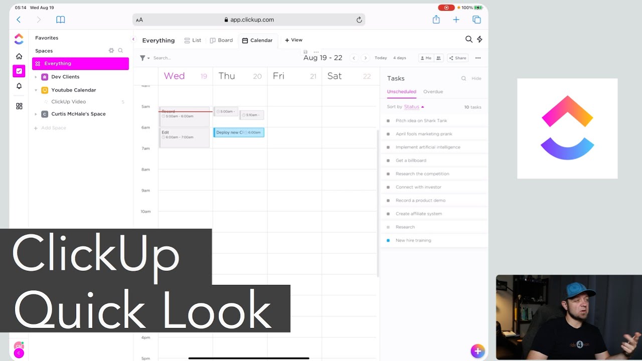 Clickup Quick Look and First Impressions