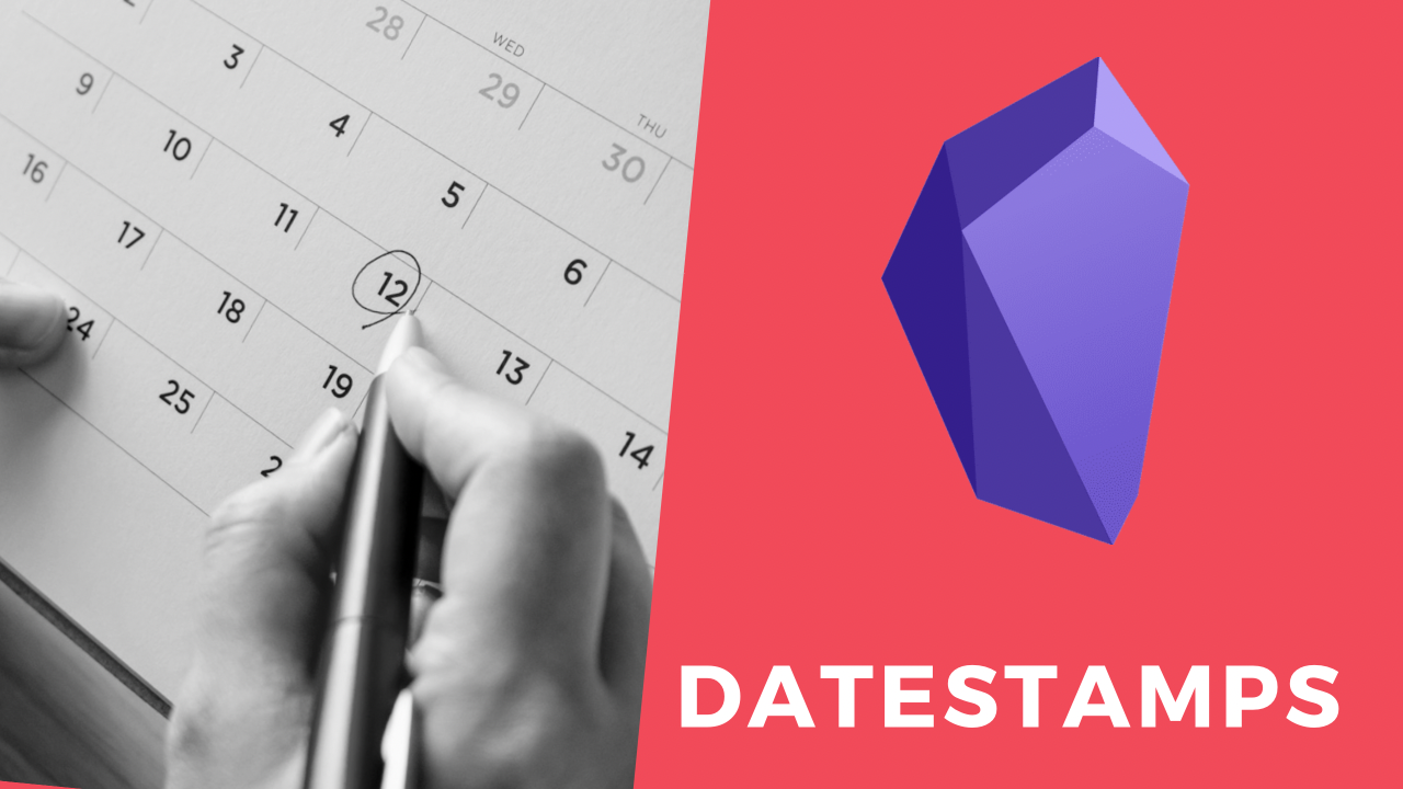 Obsidian datestamps