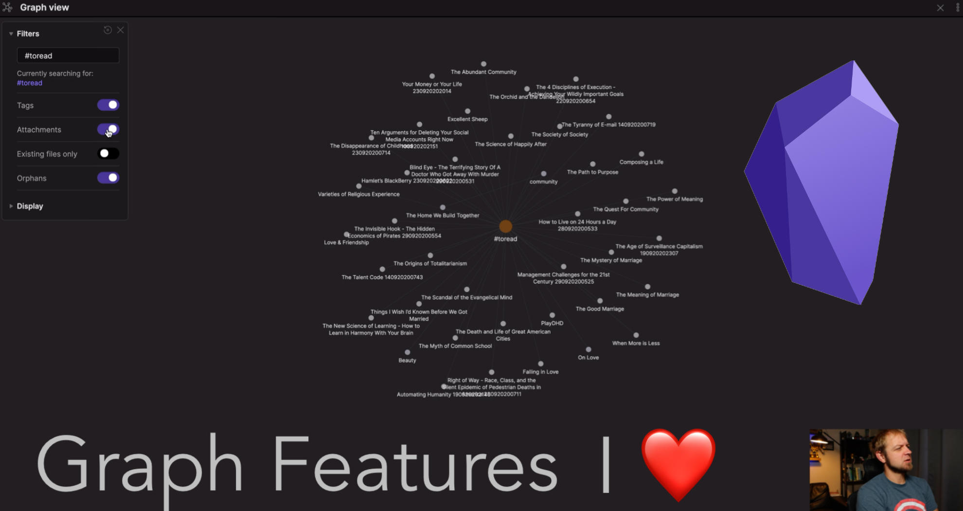 Two Favourite Obsidian Graph Updates