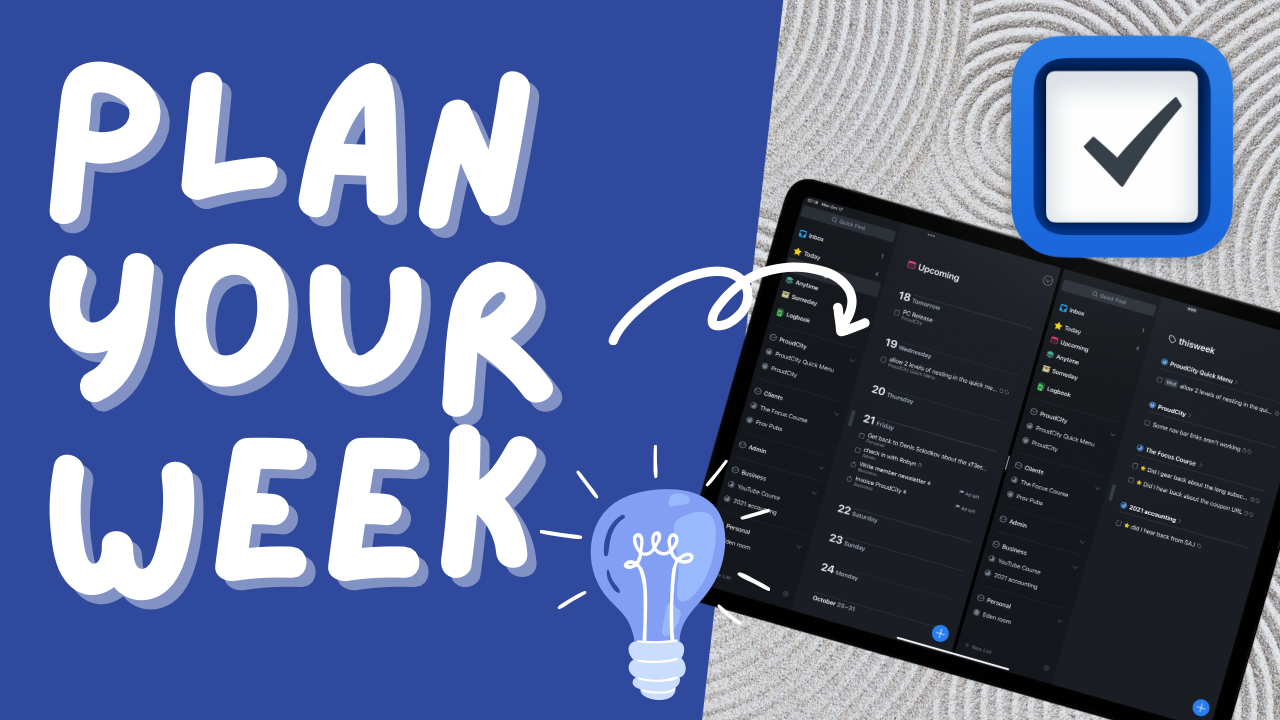 Planning Your Week with Things 3