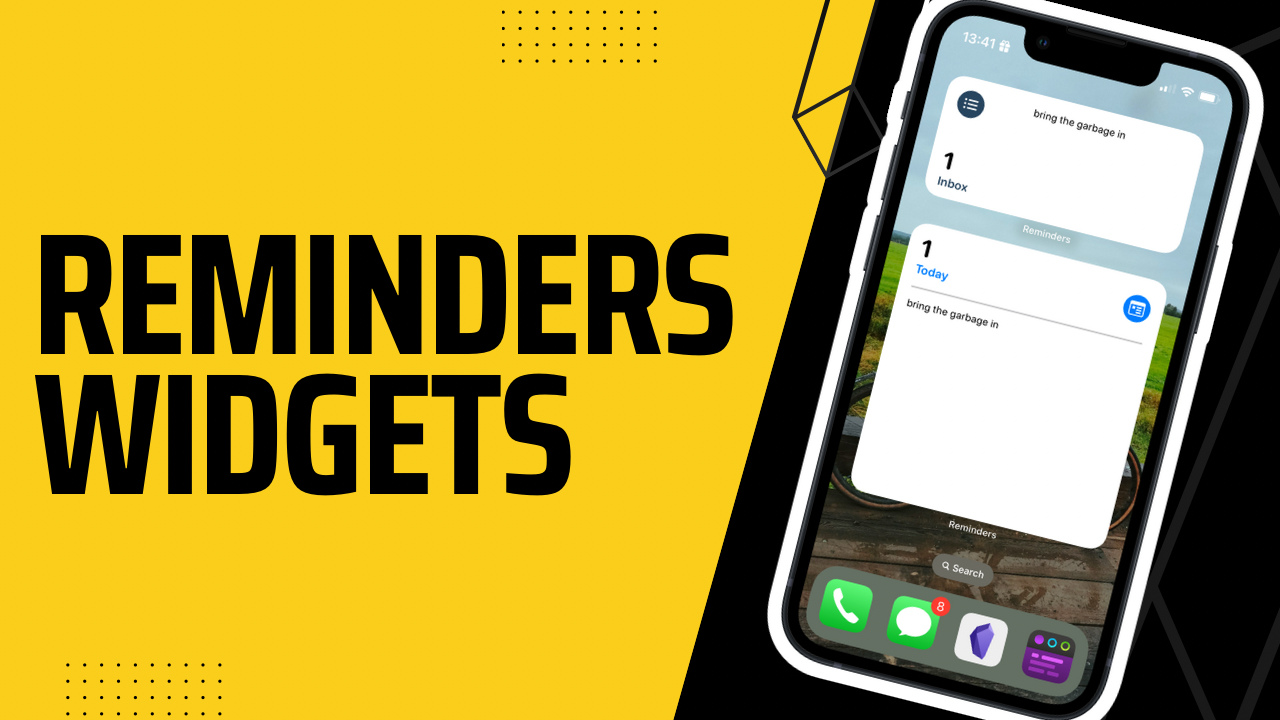 Apple Reminders iOS Widgets