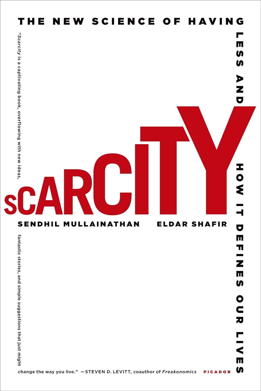 Scarcity - Sendhil Mullainathan & Eldar Shafir