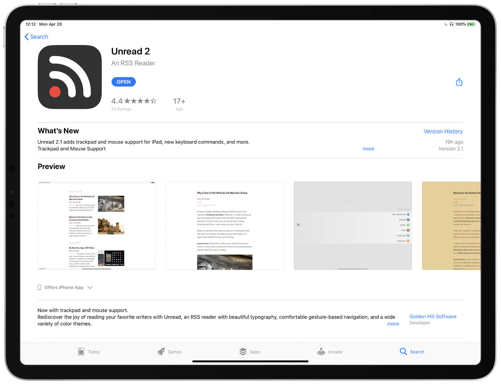 What’s New in Unread 2.1