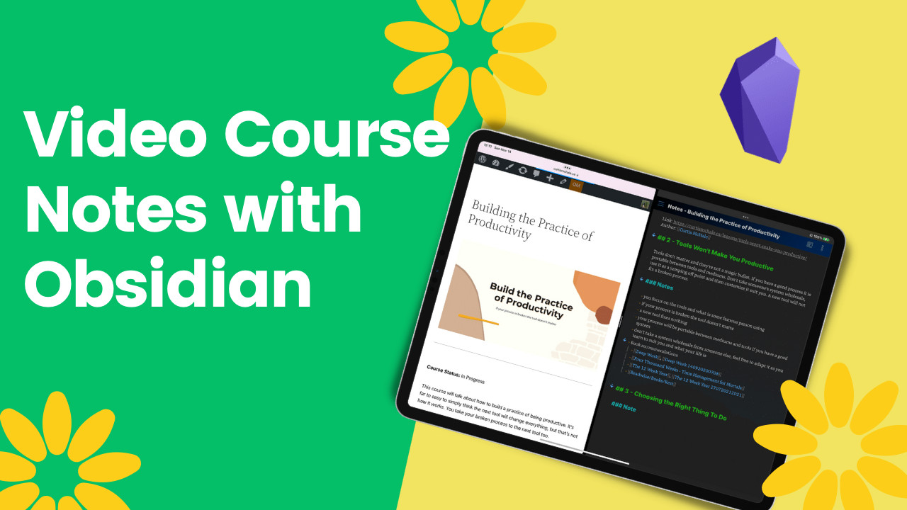 How I Organize Video Course Notes