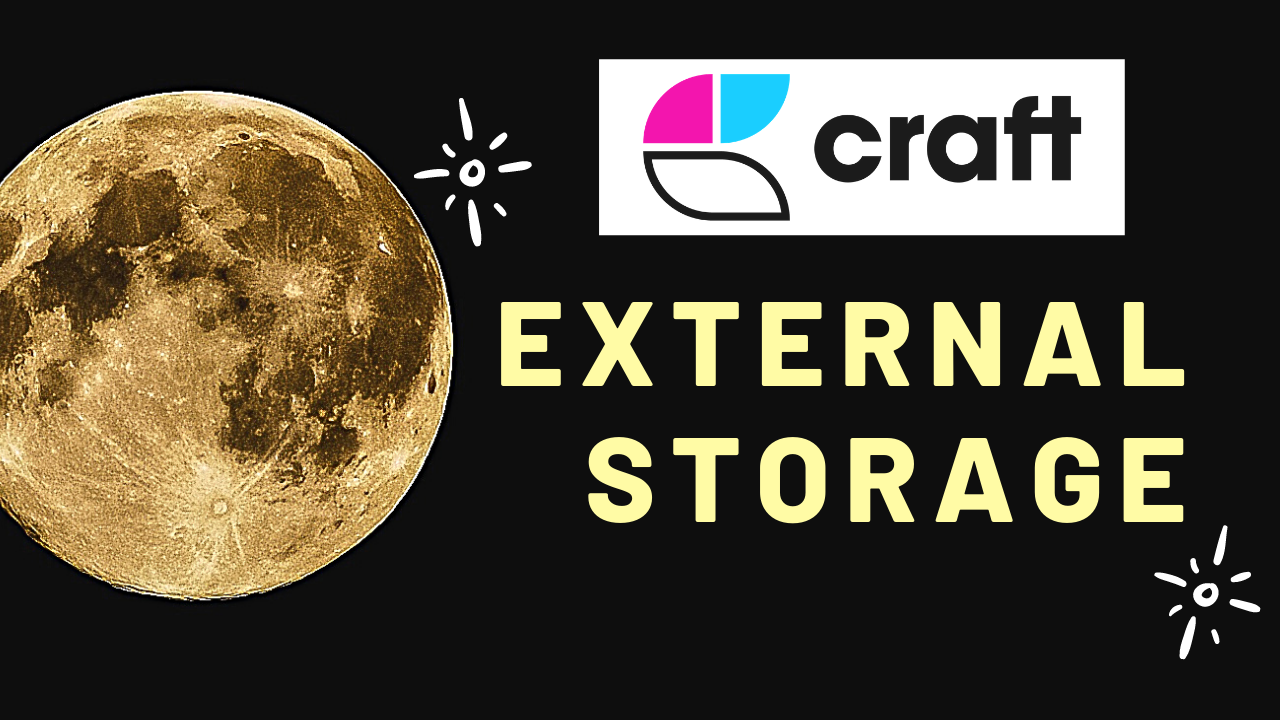 Using Craft External Storage Locations