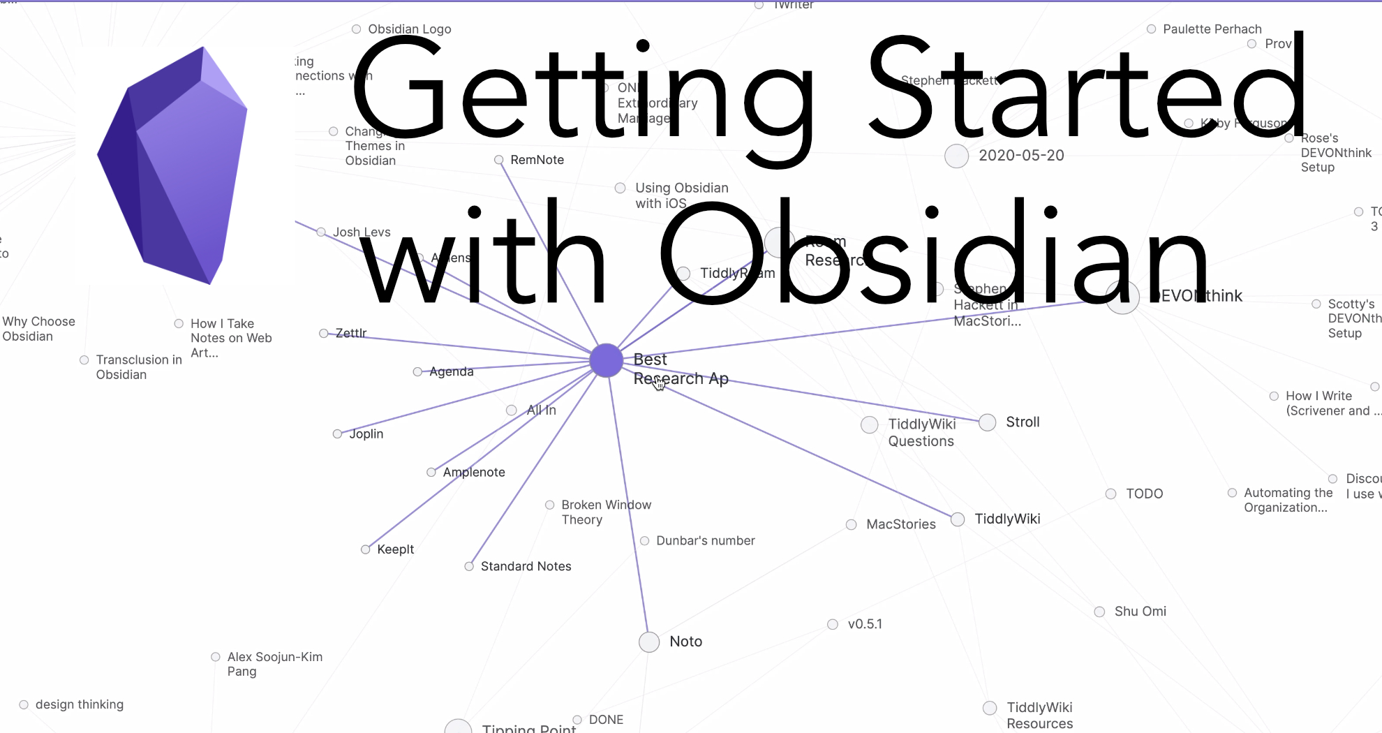 Getting Started with Networked Thought in Obsidian