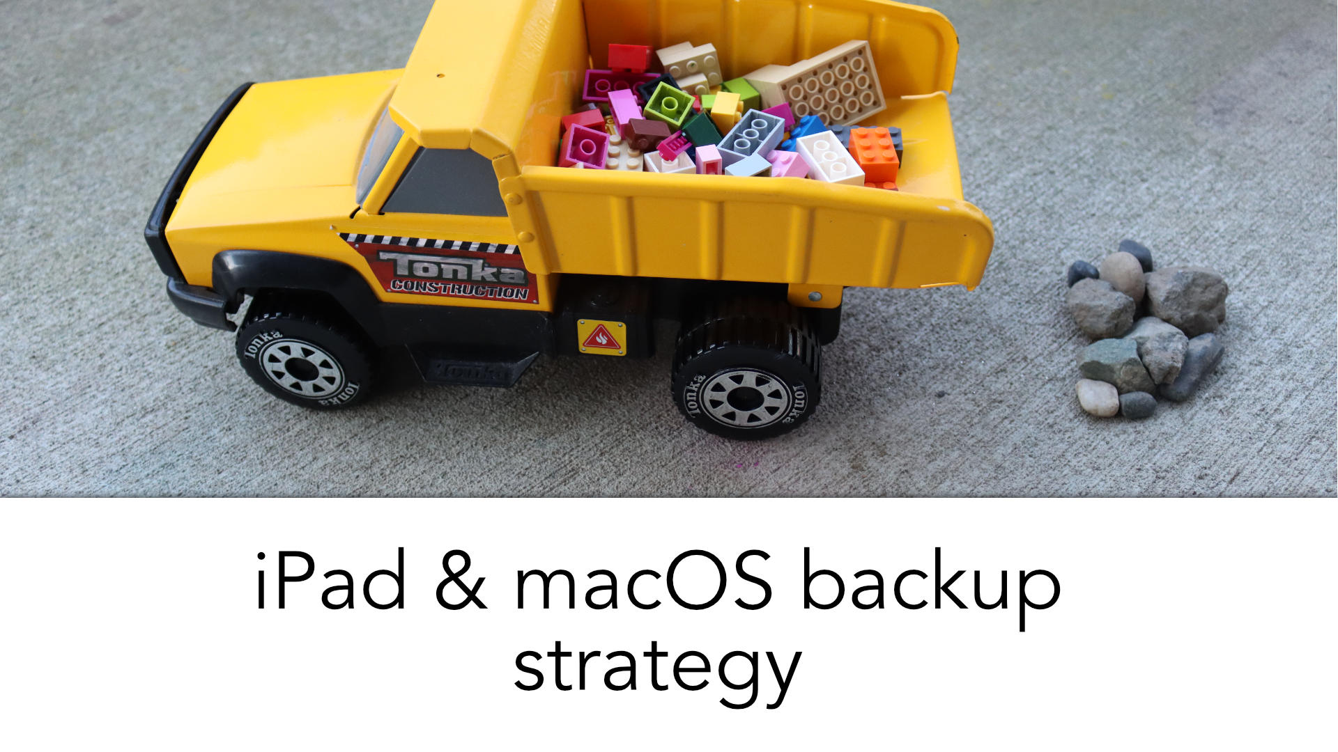 My Data iPadOS and macOS Backup Strategy