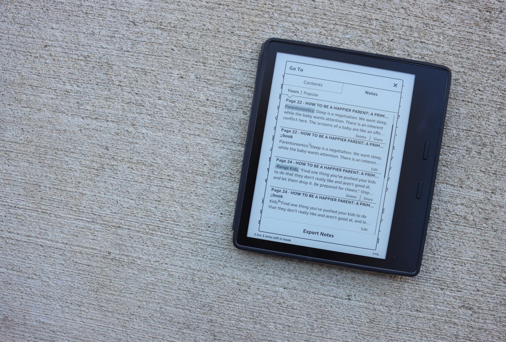 How I Take Notes in Kindle Books