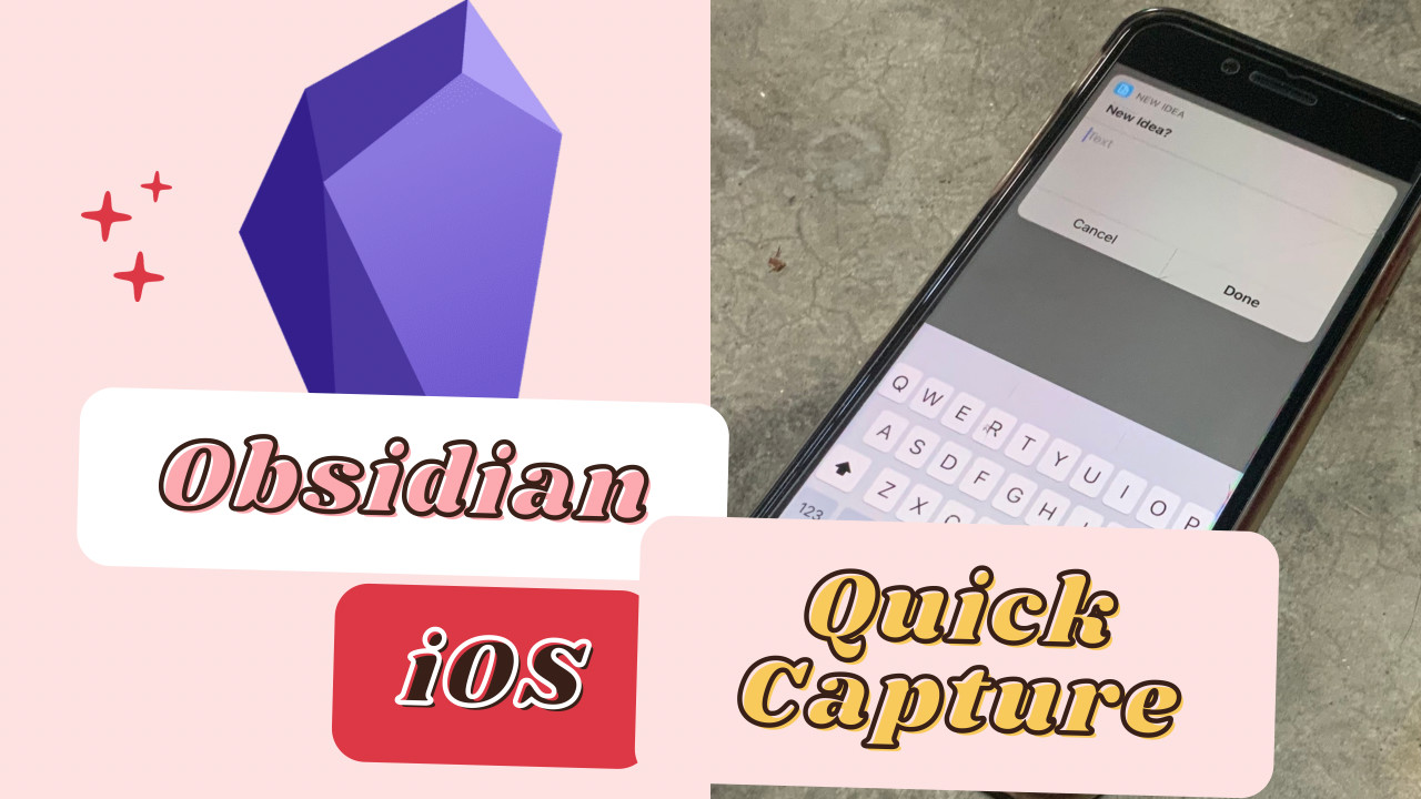 Obsidian iOS Quick Capture with Backtap