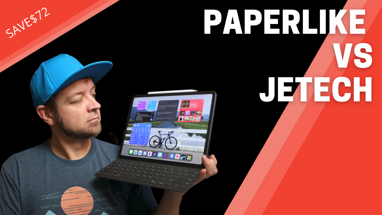 Paperlike V2 vs JETech Write Like Paper screen protector shootout