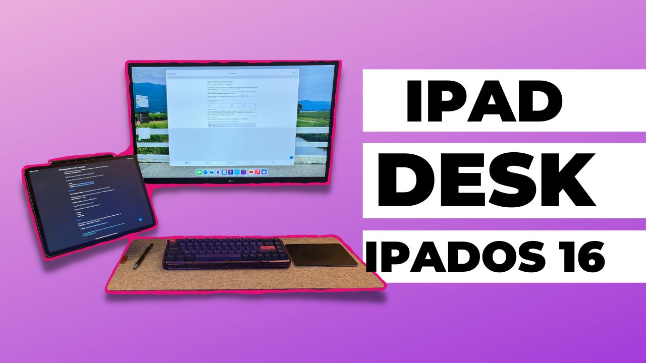 2022 Focused iPad Desk with iPadOS 16