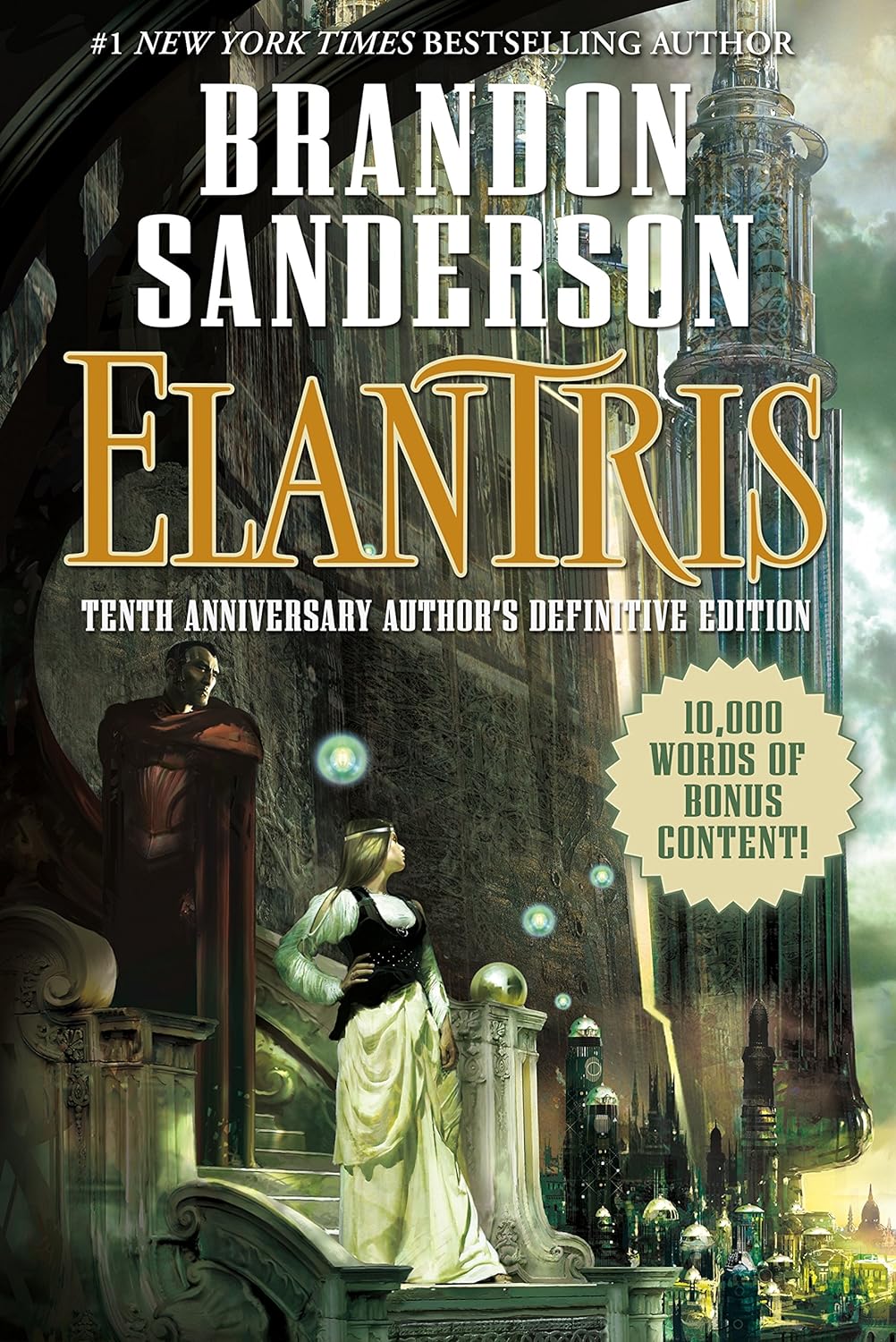 Elantris by Brandon Sanderson cover